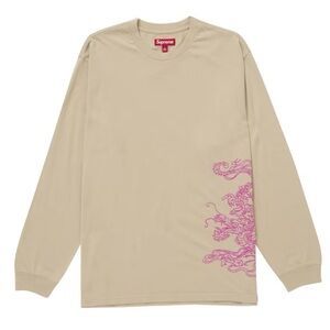 Supreme Dragon Embroidered L/S Top “Khaki” XXL